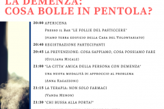 12 04 2018 La Demenza: cosa bolle in pentola?